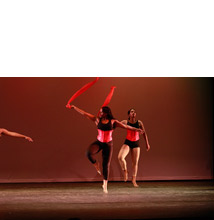 dance performers on stage